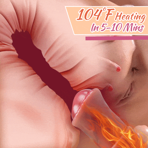 6.3" 3 Telescopic Swing 10 Vibrating Heating Horsewhip Monster Dildo