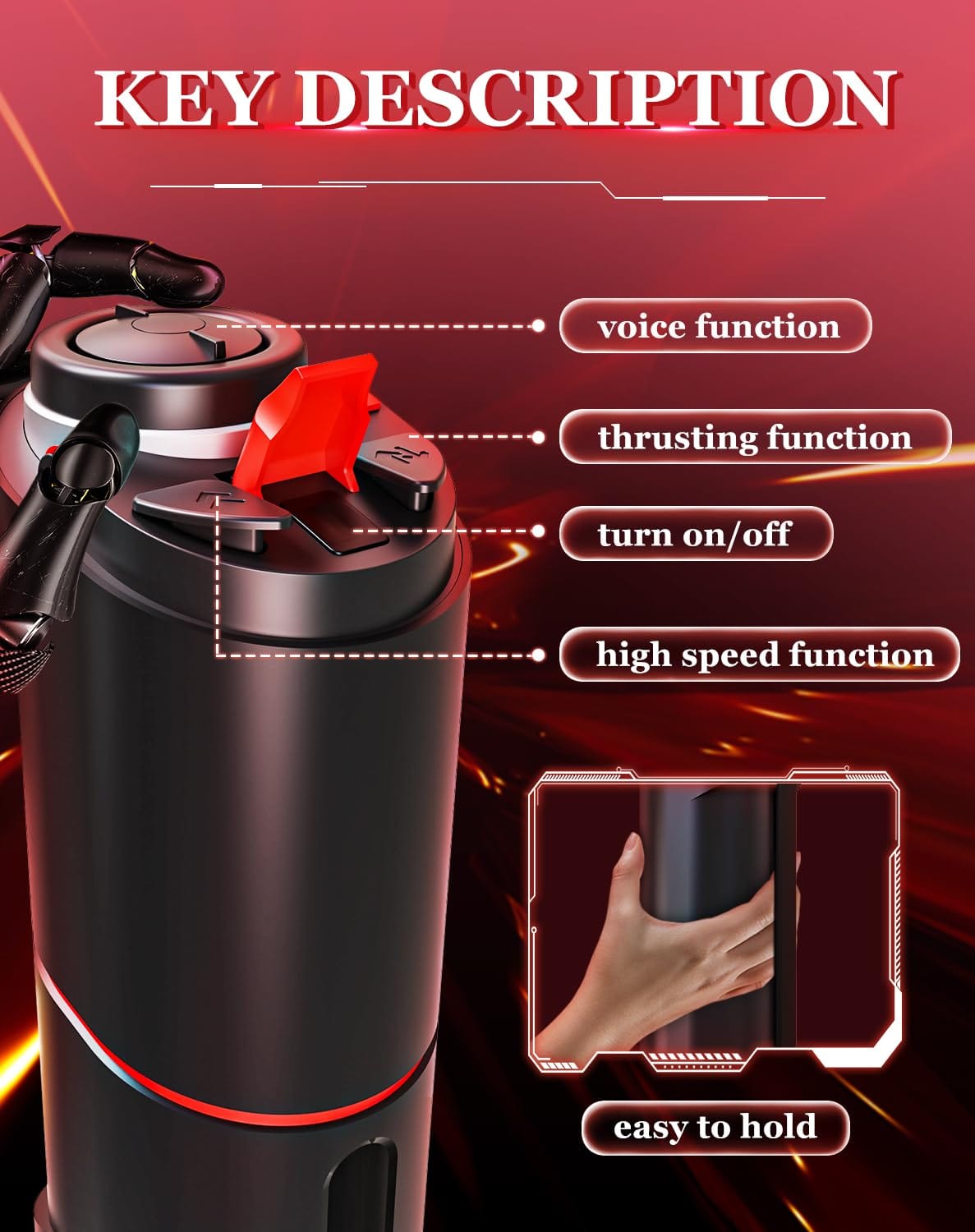 Darth Vader Fully Automatic Telescopic Airplane Cup For Men