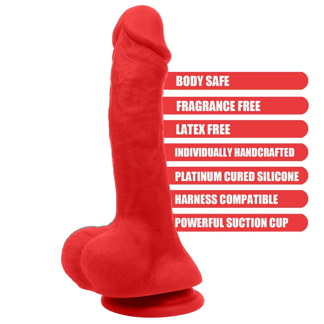 5.9" AIMITEX five colors long silicone dildo