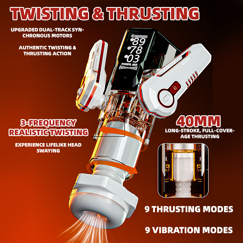 Breaking Dawn Mech Automatic Rotating Telescopic Heating Cup