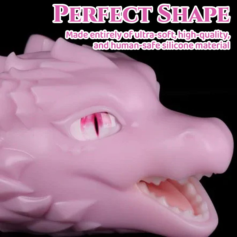 Pink Phosphorus Dragon Head 2.0 Pinky Cute Dino BJ Toy