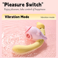 Magic Wand 3-in-1 G-Spot Clitoral Vibration & Tongue-Licking Toy
