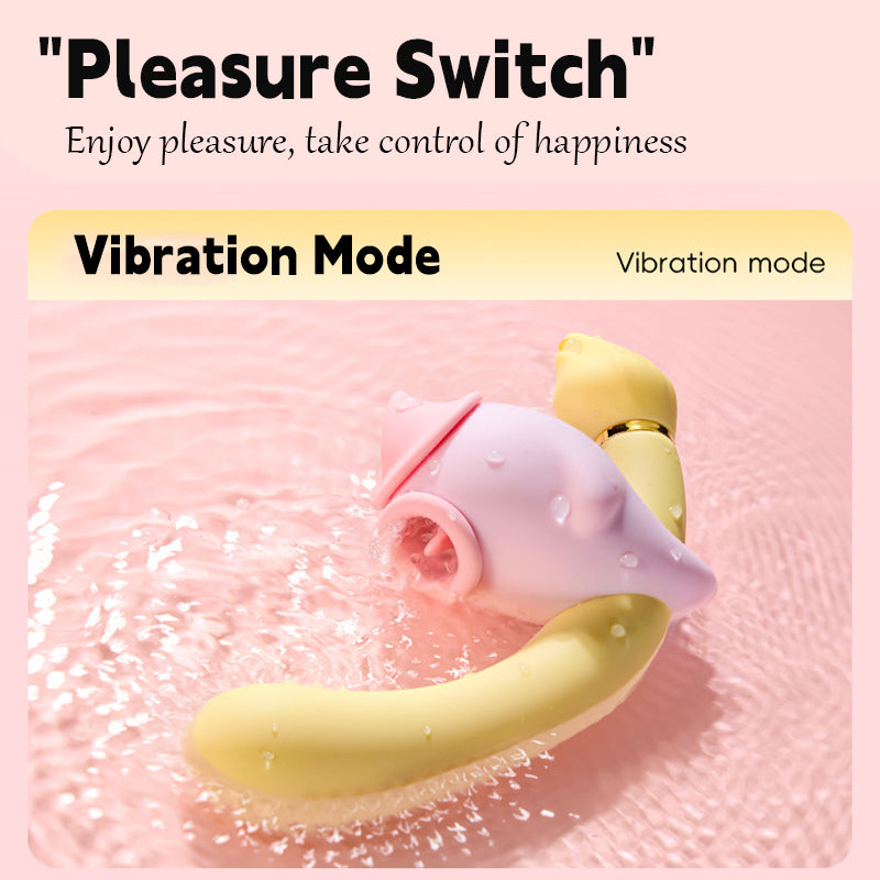 Magic Wand 3-in-1 G-Spot Clitoral Vibration & Tongue-Licking Toy