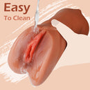 1.43Lb 3-in-1 Pocket Pussy Vagina and Tight Anus Deep Throat Oral Male Stroker