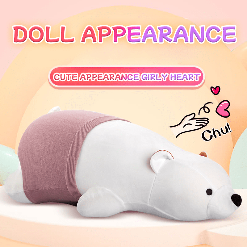 SNUGBEAR Polar Bear Pillow
