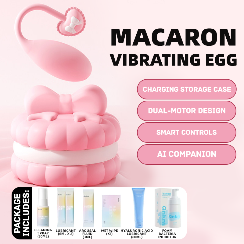Pink Macaron 10 Modes Egg Vibrator