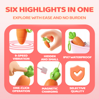 Diced Radish Strong Shock Mute Vibrator