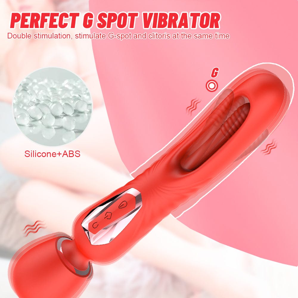 Hollow AV Stick Slaps And Teases Women With Masturbation Device And Vibrator