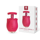 Vortex - Purple Rose Sucking Licking Vibrator With Detachable Cup