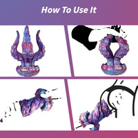 Fantasy Octopus Tentacle Jellyfish Silicone Anal Plug