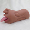 1.06Lb Pocket Pussy Realistic Mouth with 3D Teeth and Tongue male stroker