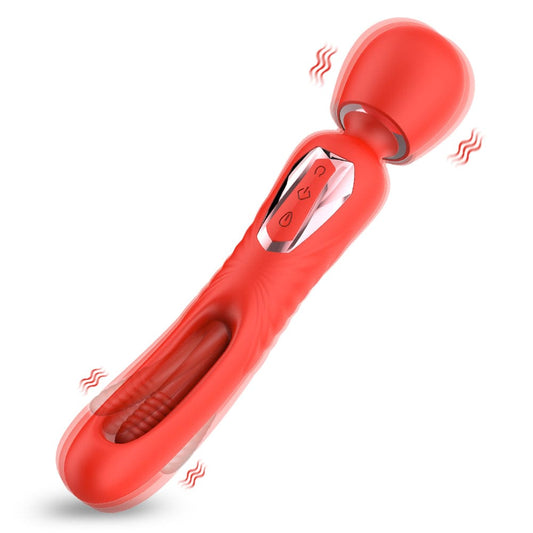 Hollow AV Stick Slaps And Teases Women With Masturbation Device And Vibrator