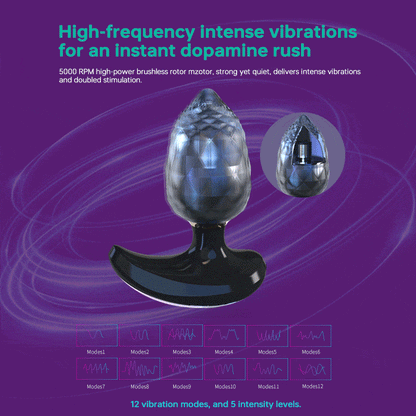 Tingon A1 Anal Luxury Massager Toy Butt Plug APP Control