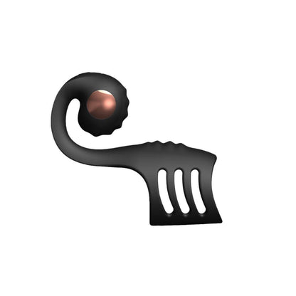 4 in 1 Penis Sleeve Ring Vibrator with Snail-Shaped Clit Stimulator
