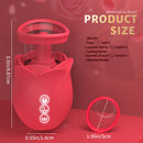 Vortex - Purple Rose Sucking Licking Vibrator With Detachable Cup