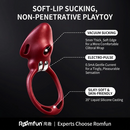 Wearable Electro-Sensation Sucking Vibrator Ring