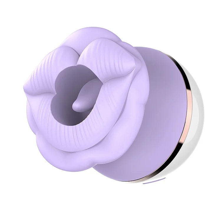 Rose Lip Suction Tongue Licking Massager Clitoral Stimulator