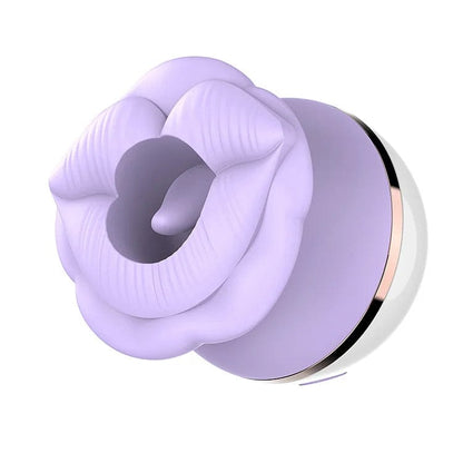 Rose Lip Suction Tongue Licking Massager Clitoral Stimulator