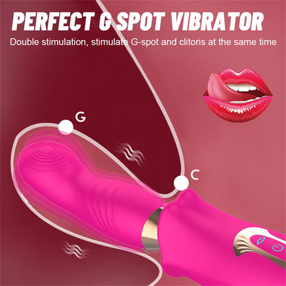 Rose Muncher Bite Vibrator G Spot Clitoris Stimulator Vagina Sucking Masturbator