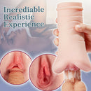 1.6Lb 2-in-1 Realistic Vagina and Ass Pocket Pussy Male Masturbator