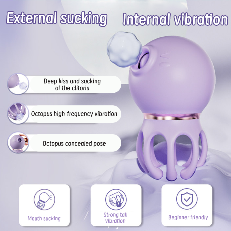Octopus Baby 2-in-1 Suction & Vibrating Clitoral Stimulator