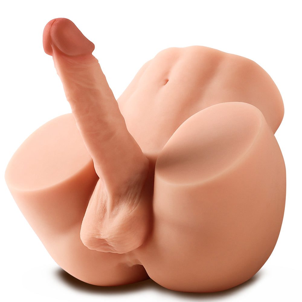 10.1Lb 2-in-1 Male Sex Torso with Realistic Dildo Testis and Anus
