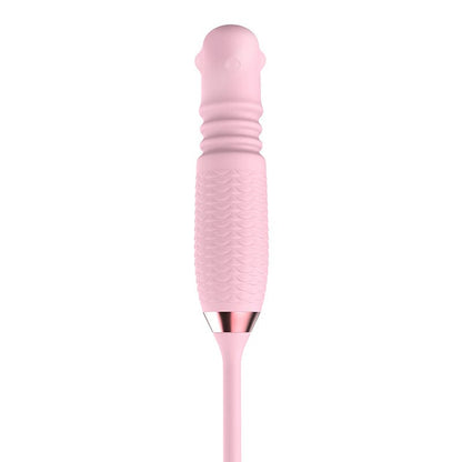 Purple Rose Toy Rotating Pearls Telescopic Tongue-licking Vibrator