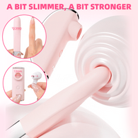 Musical Instrument Shape Discreet 2-in-1 Clitoral Suction Vibrator