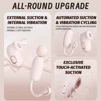 Foldable Smart Suction & Vibrating Egg Set