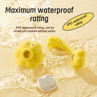 Golden Mushroom Treasure 2-in-1 Suction & Vibrating Toy with Smart Charging Case